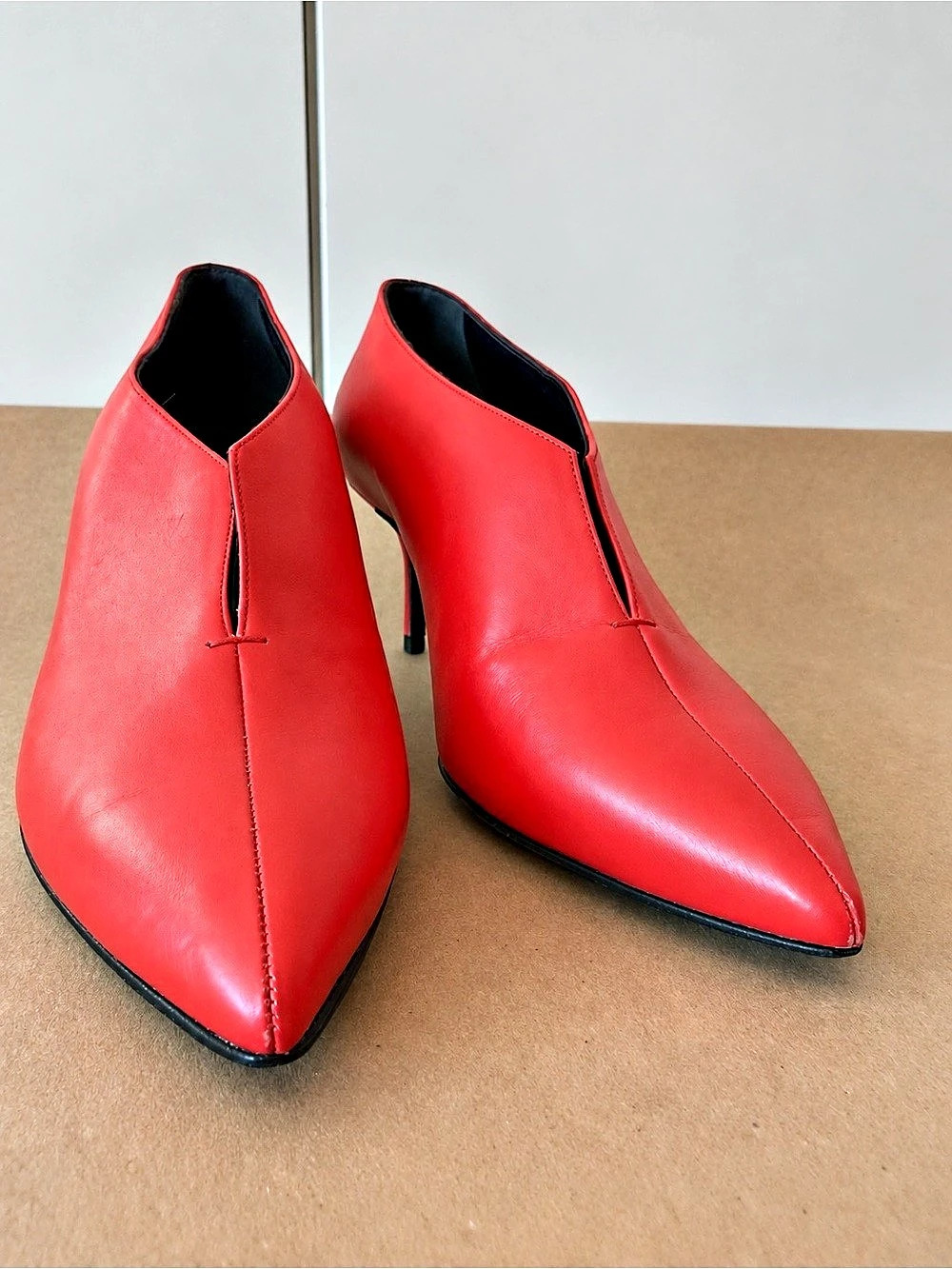 Pierre Hardy Red Pointed-Toe Heels EU 39 !!!fits like US 7.5!!!